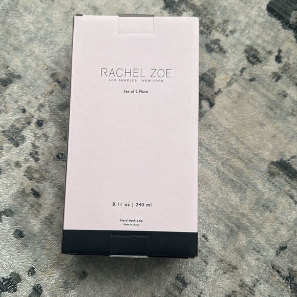 Rachel Zoe Rose Gold Champagne Flutes - Picture 2 of 3